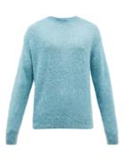 Auralee - Mohair-blend Sweater - Mens - Light Blue