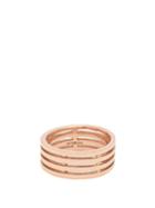 Matchesfashion.com Ferian - Parallel Lines Rose Gold Ring - Womens - Rose Gold