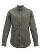 Matchesfashion.com Officine Gnrale - Lipp Cotton Shirt - Mens - Green