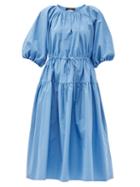 Matchesfashion.com Weekend Max Mara - Kuban Dress - Womens - Light Blue