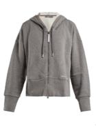 Adidas By Stella Mccartney Essential Hooded Zip-through Performance Track Top