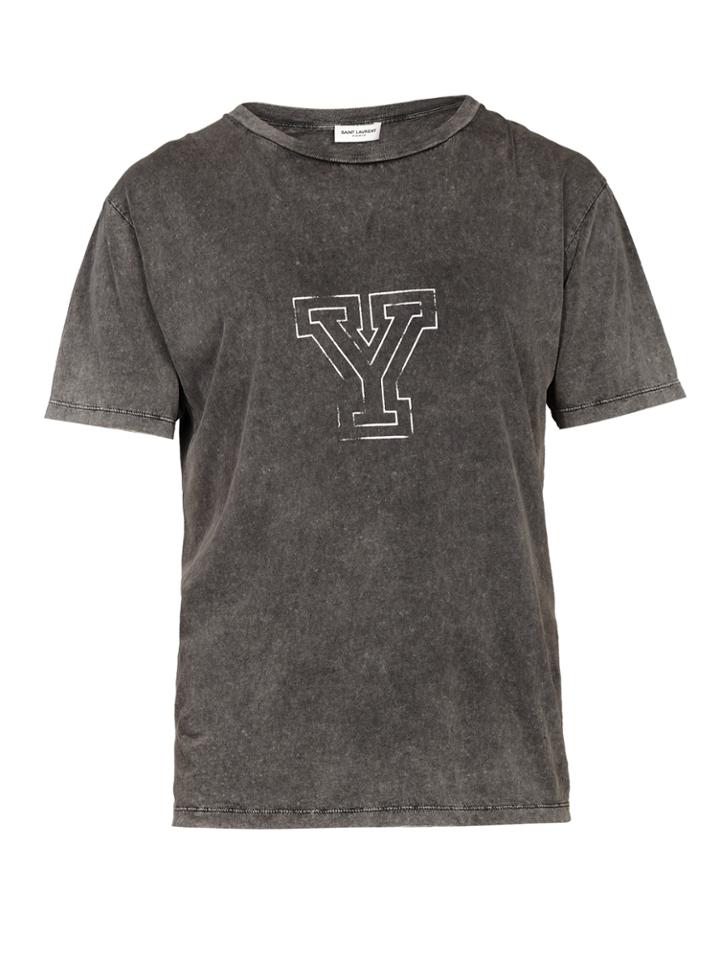 Saint Laurent Logo-print Cotton T-shirt