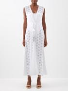 Melissa Odabash - Tessa Floral Cotton Dress - Womens - White