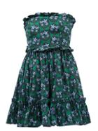 Agua By Agua Bendita - Rosa Floral-print Cotton-poplin Mini Dress - Womens - Navy Multi
