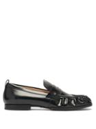 Matchesfashion.com Tod's - Gathered Leather Penny Loafers - Womens - Black