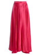Gucci High-rise Crinkled Silk-blend Skirt