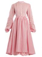 Thierry Colson Shanagar Striped Midi Dress