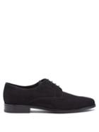 Matchesfashion.com Prada - Suede Derby Shoes - Mens - Black
