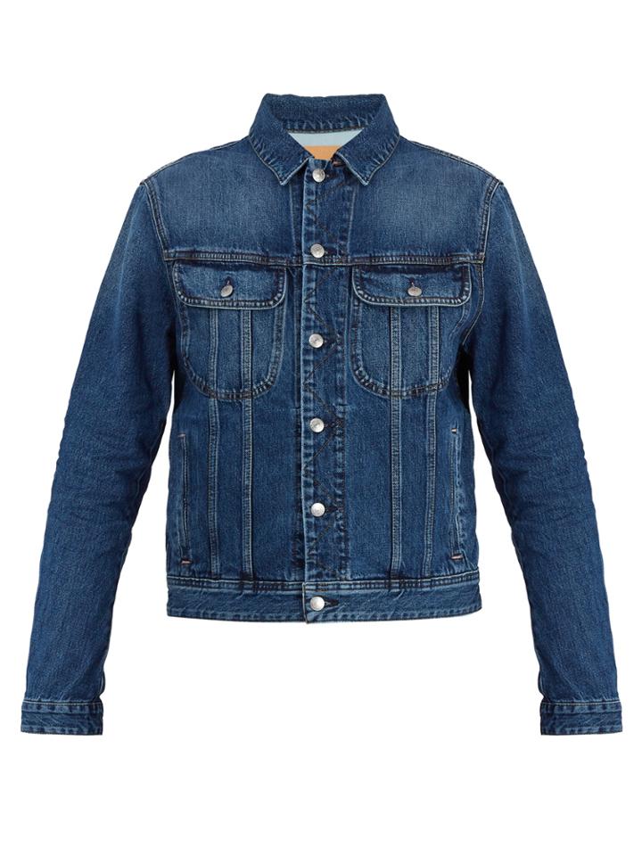 Acne Studios Tent Point-collar Denim Jacket