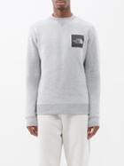 The North Face - Logo-print Cotton-blend Sweatshirt - Mens - Grey