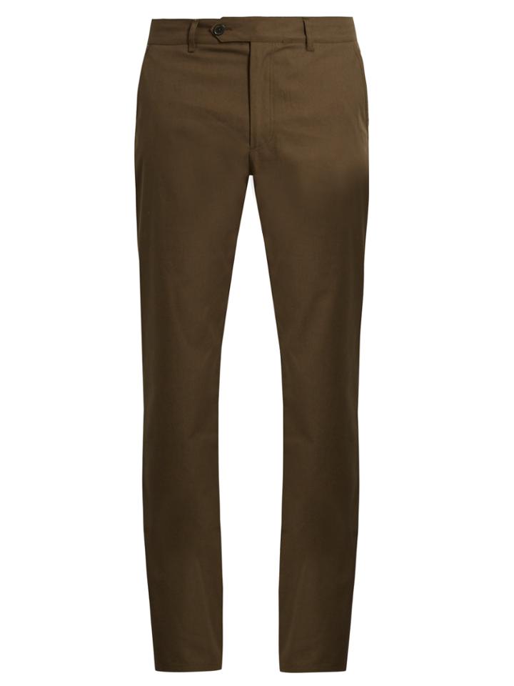 Adam Lippes Straight-leg Chino Trousers