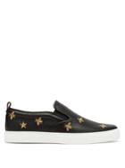 Gucci Dublin Embroidered-leather Slip-on Trainers