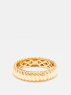 Anita Ko - Zoe 18kt Gold Ring - Womens - Gold Multi