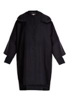 Stella Mccartney Oversized Hooded Wool Coat