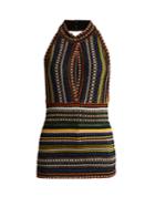 Missoni High-neck Striped Knit Lam Top