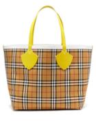 Matchesfashion.com Burberry - The Giant Reversible Cotton Tote - Womens - Brown Multi