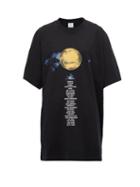 Matchesfashion.com Vetements - Mars Oversized Cotton Jersey T Shirt - Womens - Black Multi