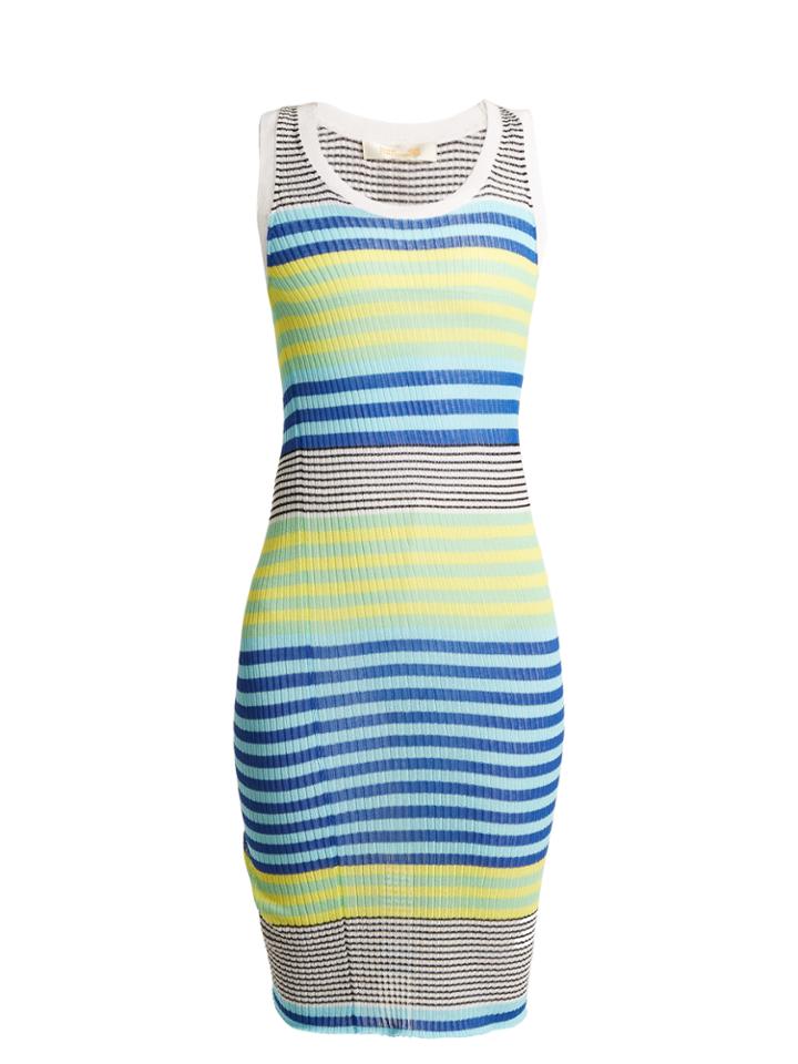 Diane Von Furstenberg Scoop-neck Sleeveless Ribbed-knit Dress