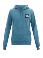 Matchesfashion.com The North Face - Logo-patch Cotton-jersey Hooded Sweatshirt - Mens - Blue Multi