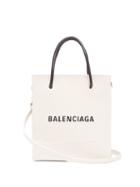 Matchesfashion.com Balenciaga - Shopping Tote Xxs - Womens - White Black