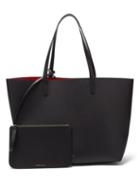 Matchesfashion.com Mansur Gavriel - Red Lined Large Leather Tote Bag - Womens - Black Multi