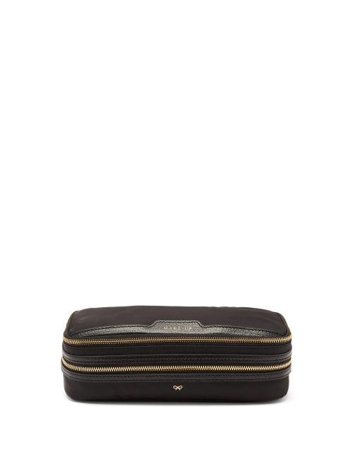 Matchesfashion.com Anya Hindmarch - Make-up Zipped Econyl Pouch - Womens - Black