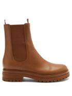 Matchesfashion.com Gianvito Rossi - Leather Chelsea Boots - Womens - Brown