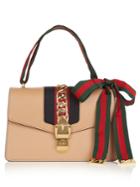 Gucci Sylvie Medium Buckle Leather Shoulder Bag