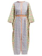 Matchesfashion.com D'ascoli - Emir Cotton Kaftan - Womens - Green Red