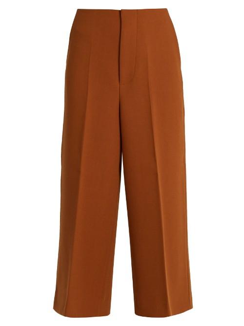 Marni Double-faced Wool-crepe Culottes