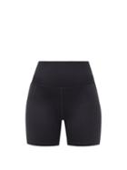Matchesfashion.com Girlfriend Collective - High-rise Recycled-fibre Running Shorts - Womens - Black