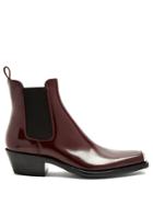 Calvin Klein 205w39nyc Squared-toe Leather Chelsea Boots