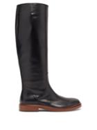 Matchesfashion.com Tod's - Leather Knee-high Boots - Womens - Black