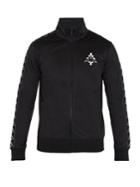 Marcelo Burlon Kappa Contrast-panel Zip-up Sweatshirt