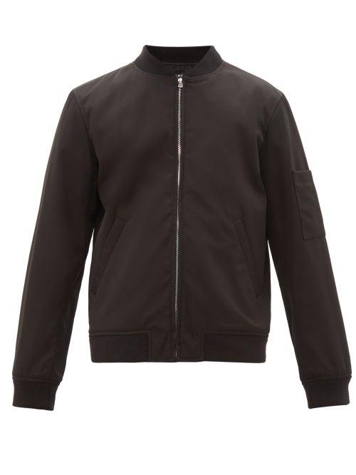 Matchesfashion.com A.p.c. - Gregoire Technical Twill Bomber Jacket - Mens - Black