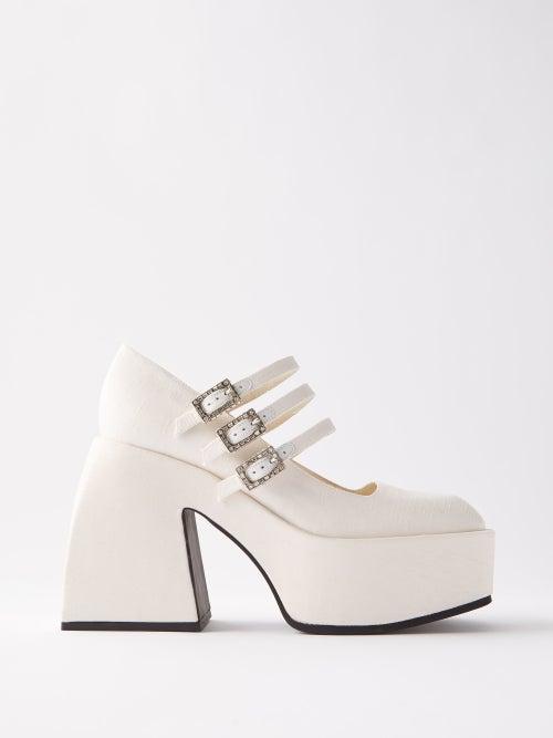 Nodaleto - Bulla Marietta 105 Mary Jane Pumps - Womens - White