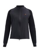 Matchesfashion.com J.lindeberg - Frank Knitted-sleeve Technical-fabric Jacket - Mens - Black