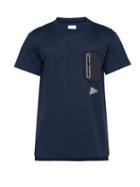 Matchesfashion.com And Wander - Logo Print Jersey T Shirt - Mens - Navy