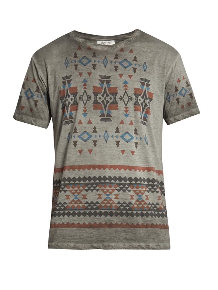 Valentino Geometric-print T-shirt