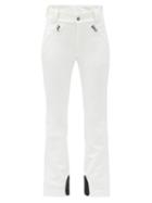 Matchesfashion.com Bogner - Haze High-rise Soft-shell Boot-leg Ski Trousers - Womens - White