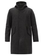 Matchesfashion.com Harris Wharf London - Single-breasted Pressed-wool Coat - Mens - Black