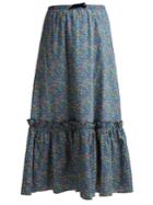 A.p.c. Cecil Floral-print Cotton Skirt
