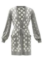 Ladies Rtw Max Mara - Pinna Cardigan - Womens - Grey White
