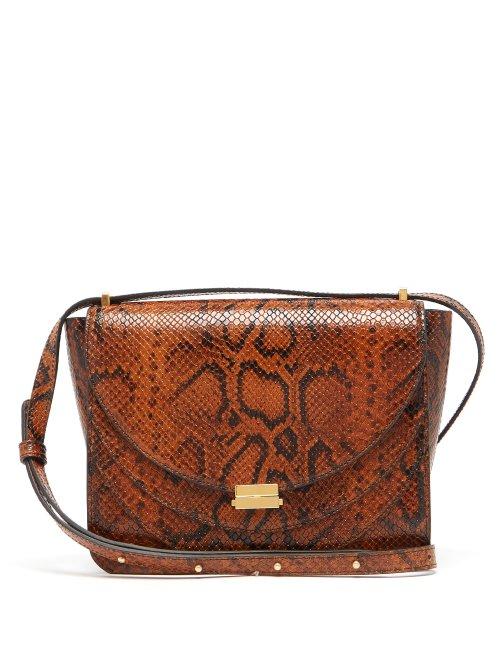 Matchesfashion.com Wandler - Luna Python Effect Leather Bag - Womens - Python