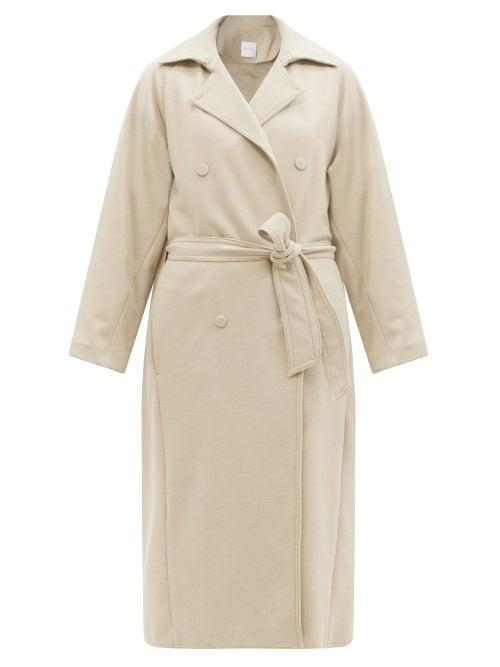 Matchesfashion.com Max Mara Leisure - Cinghia Coat - Womens - Dark Beige