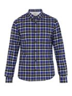Acne Studios Isherwood Point-collar Checked Cotton Shirt