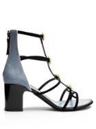 Fabrizio Viti Daisy-embellished Suede Sandals