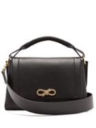 Matchesfashion.com Anya Hindmarch - Rope Bow Leather Shoulder Bag - Womens - Black