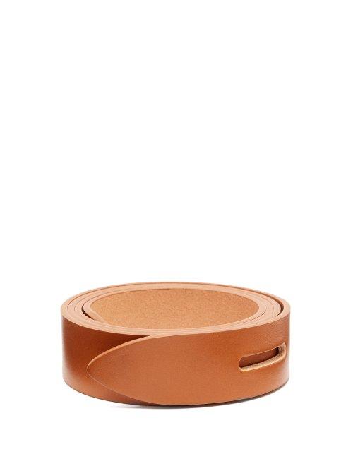 Matchesfashion.com Isabel Marant - Lecce Leather Wrap Through Belt - Womens - Tan