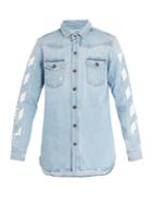 Off-white Temperature-print Denim Shirt